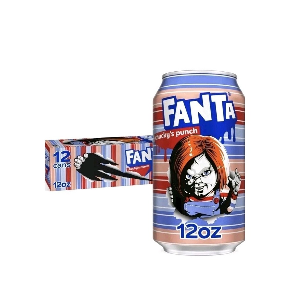 Fanta Chucky's Punch Limited Edition Halloween Flavor 12-Pack Cans